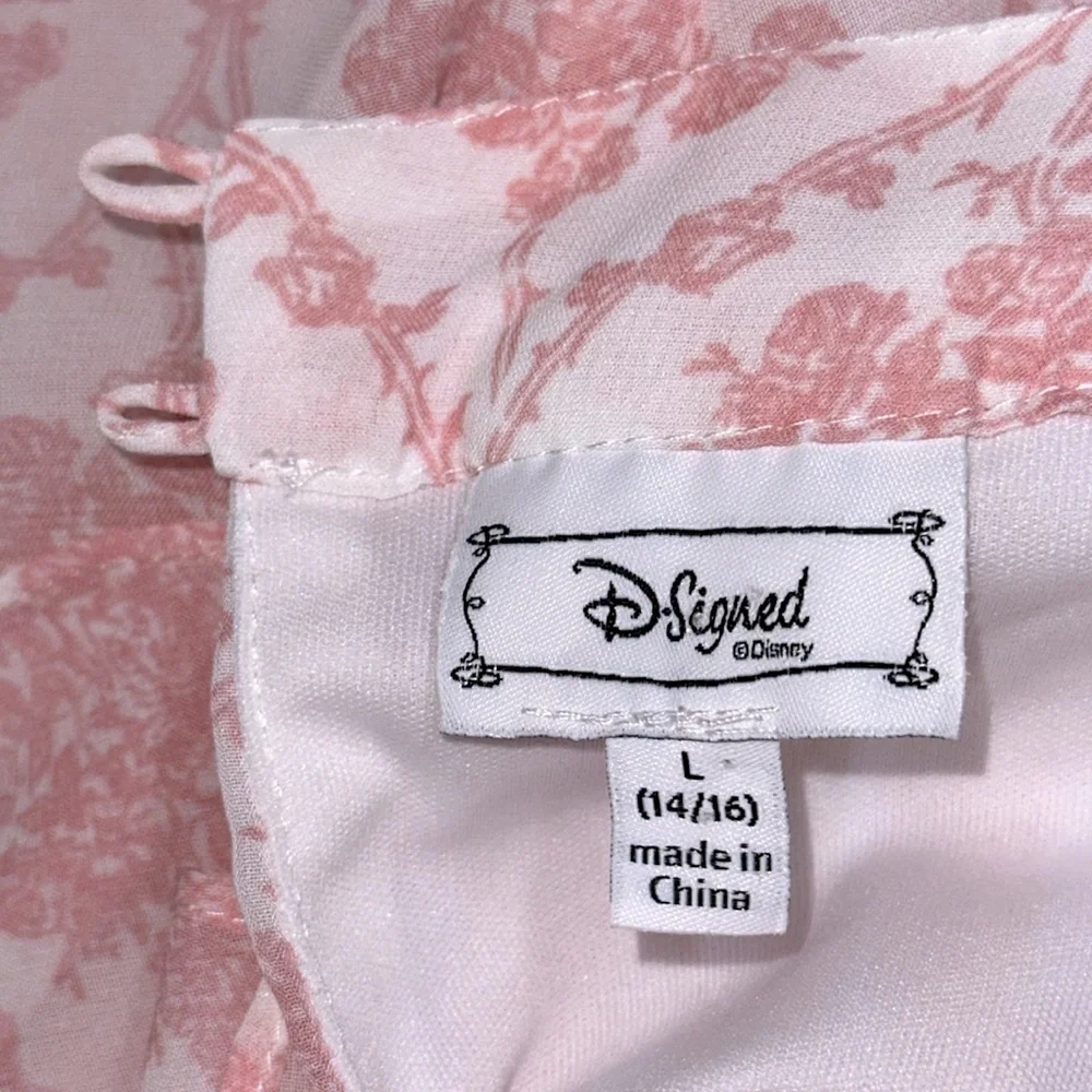 Disney D-Signed Pink Vertical Ruffle Sleeveless Dress - Picture 6 of 8